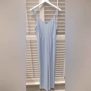 Light baby blue pant jumpsuit
